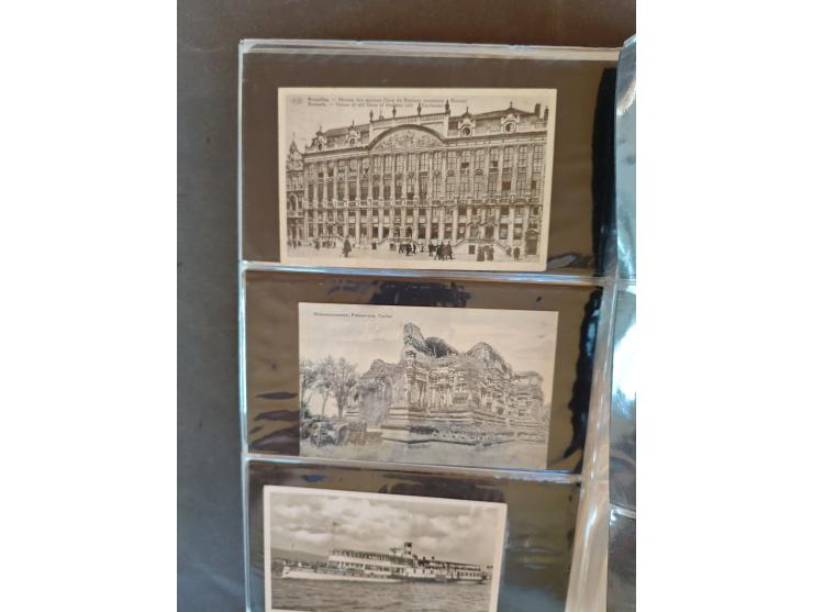 1890/1950(ca.), mostly older European postcards including a few litho's, totally ca. 300 ex. in 2 albums&nbsp;