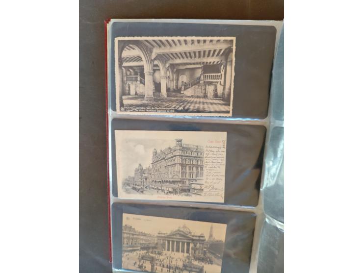 1890/1950(ca.), mostly older European postcards including a few litho's, totally ca. 300 ex. in 2 albums&nbsp;