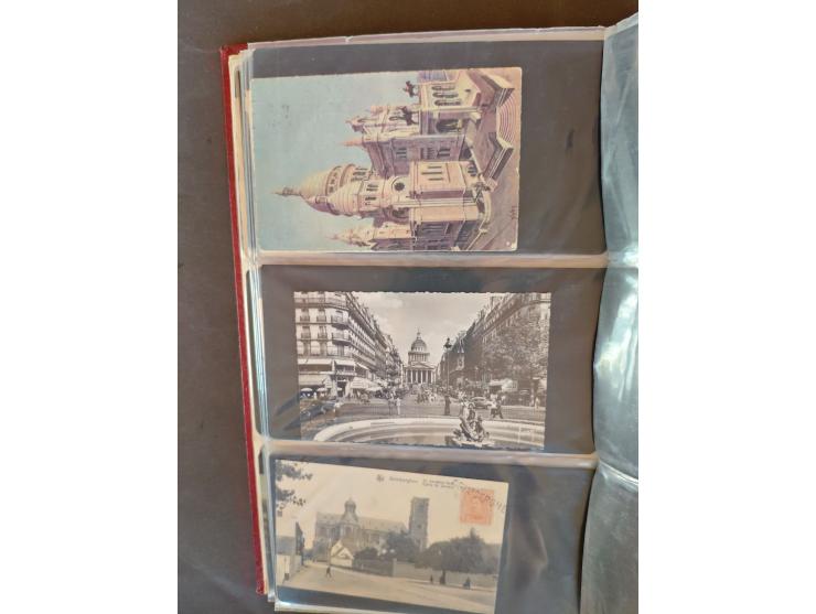 1890/1950(ca.), mostly older European postcards including a few litho's, totally ca. 300 ex. in 2 albums&nbsp;