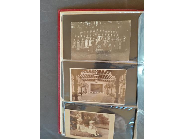 1890/1950(ca.), mostly older European postcards including a few litho's, totally ca. 300 ex. in 2 albums&nbsp;