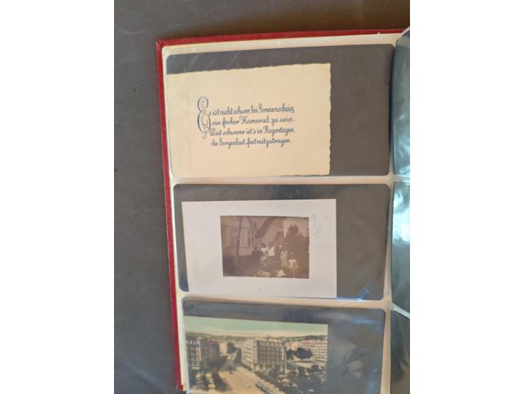 1890/1950(ca.), mostly older European postcards including a few litho's, totally ca. 300 ex. in 2 albums&nbsp;