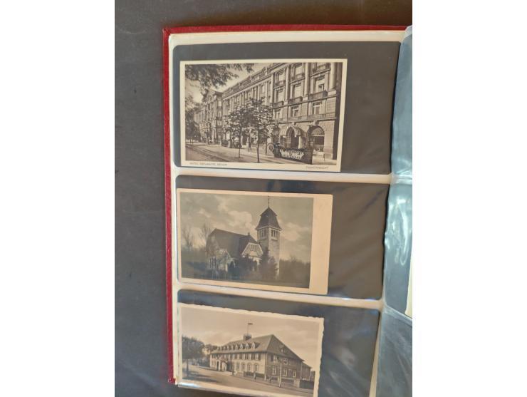 1890/1950(ca.), mostly older European postcards including a few litho's, totally ca. 300 ex. in 2 albums&nbsp;