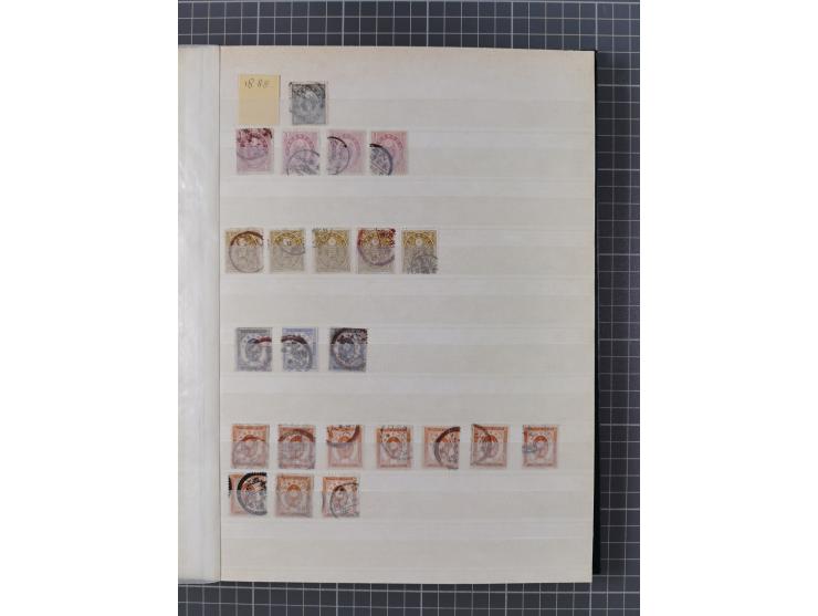 1871/2017, used collection with duplicates in 31 stockbooks