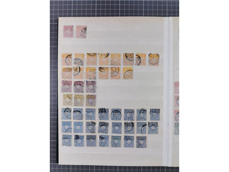 1871/2017, used collection with duplicates in 31 stockbooks