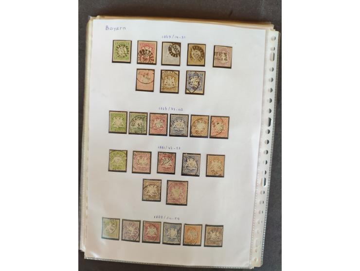 1860/1957, gestempelte, ungebrauchte und postfrische Sammlung ab Altdeutschen Staaten, etwas Kolonien, dabei einige bessere, 