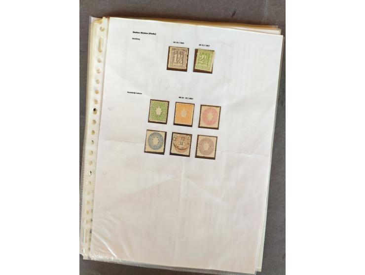 1860/1957, gestempelte, ungebrauchte und postfrische Sammlung ab Altdeutschen Staaten, etwas Kolonien, dabei einige bessere, 