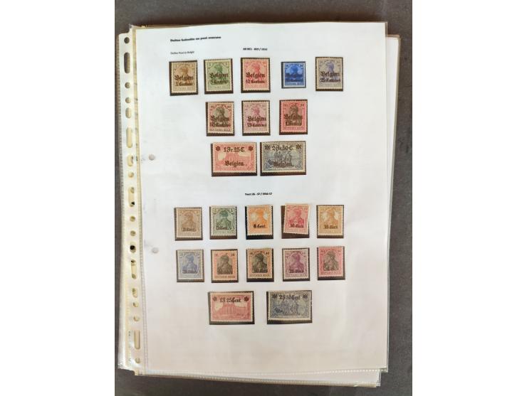 1860/1957, gestempelte, ungebrauchte und postfrische Sammlung ab Altdeutschen Staaten, etwas Kolonien, dabei einige bessere, 