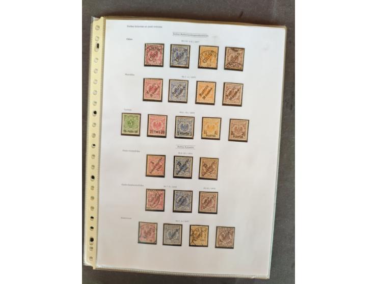 1860/1957, gestempelte, ungebrauchte und postfrische Sammlung ab Altdeutschen Staaten, etwas Kolonien, dabei einige bessere, 