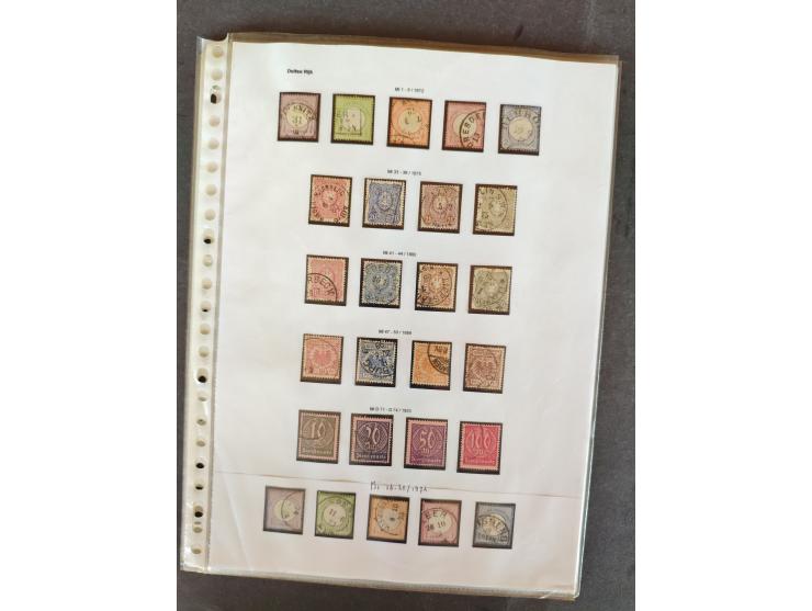 1860/1957, gestempelte, ungebrauchte und postfrische Sammlung ab Altdeutschen Staaten, etwas Kolonien, dabei einige bessere, 