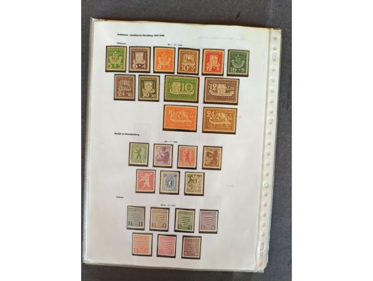 1860/1957, gestempelte, ungebrauchte und postfrische Sammlung ab Altdeutschen Staaten, etwas Kolonien, dabei einige bessere, 