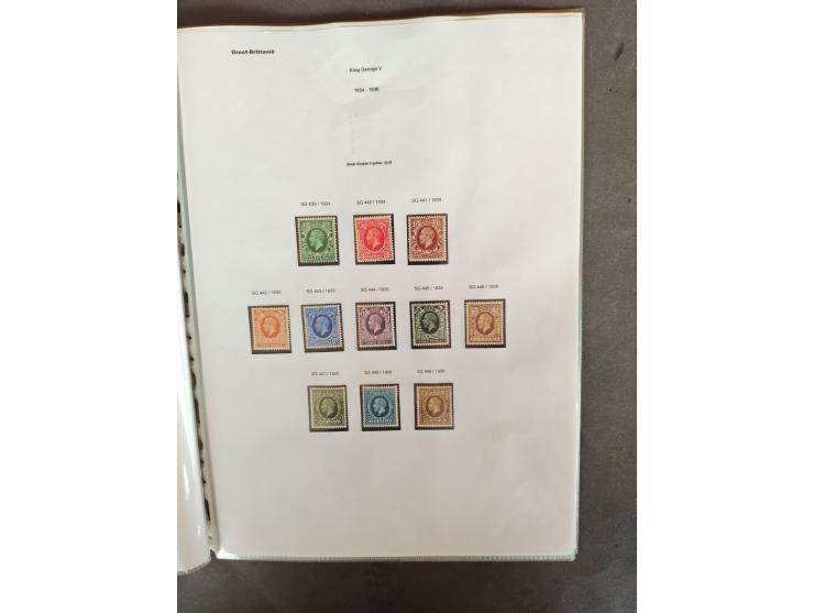 1882-1951, used and unused collection, with better material on album leaves in folder