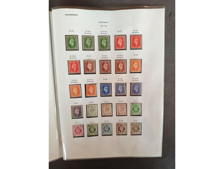 1882-1951, used and unused collection, with better material on album leaves in folder