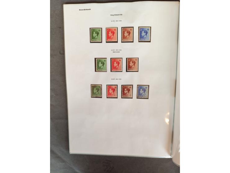 1882-1951, used and unused collection, with better material on album leaves in folder