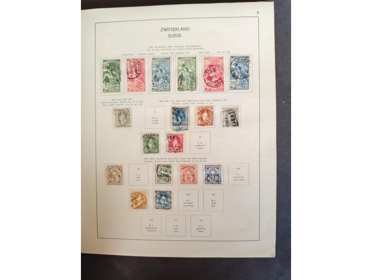 1854/1990, &nbsp;meist gestempelter Bestand in 4 Alben