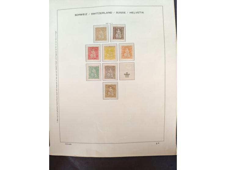 1854/1990, &nbsp;meist gestempelter Bestand in 4 Alben