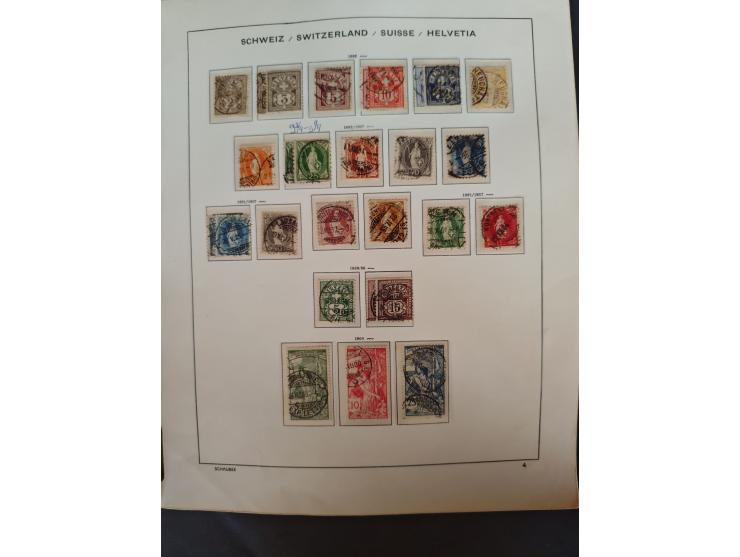 1854/1990, &nbsp;meist gestempelter Bestand in 4 Alben