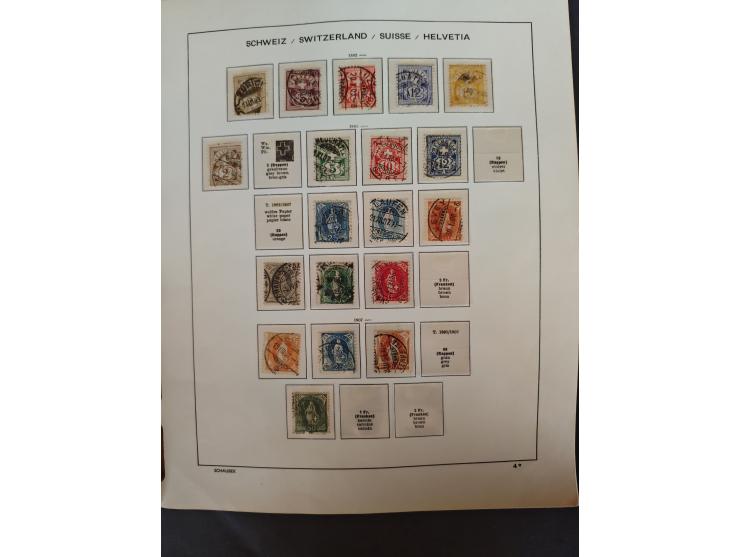 1854/1990, &nbsp;meist gestempelter Bestand in 4 Alben