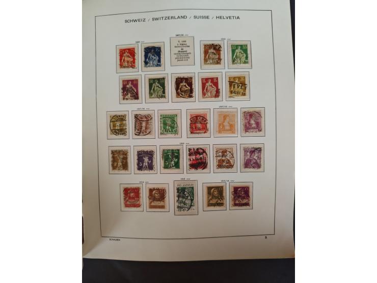 1854/1990, &nbsp;meist gestempelter Bestand in 4 Alben