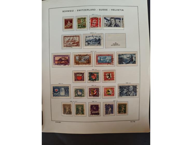 1854/1990, &nbsp;meist gestempelter Bestand in 4 Alben