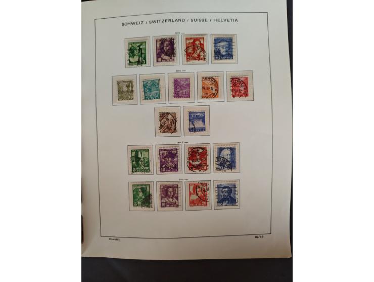 1854/1990, &nbsp;meist gestempelter Bestand in 4 Alben