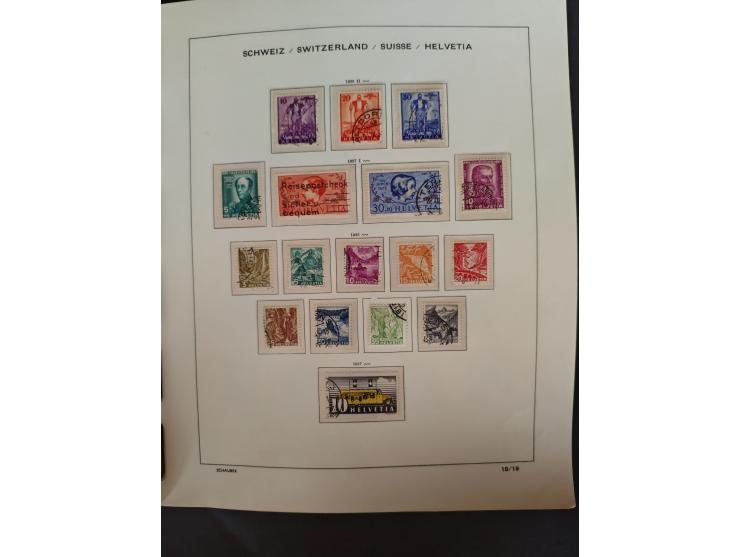 1854/1990, &nbsp;meist gestempelter Bestand in 4 Alben