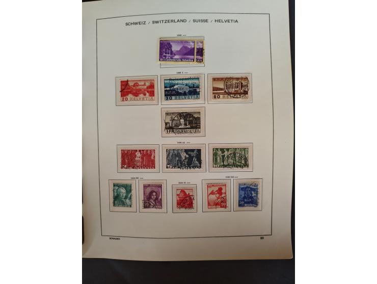 1854/1990, &nbsp;meist gestempelter Bestand in 4 Alben