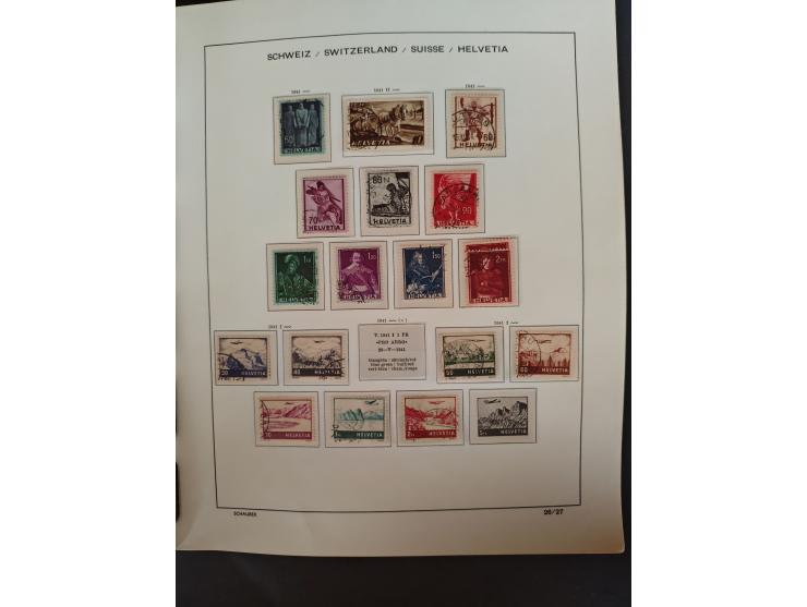 1854/1990, &nbsp;meist gestempelter Bestand in 4 Alben