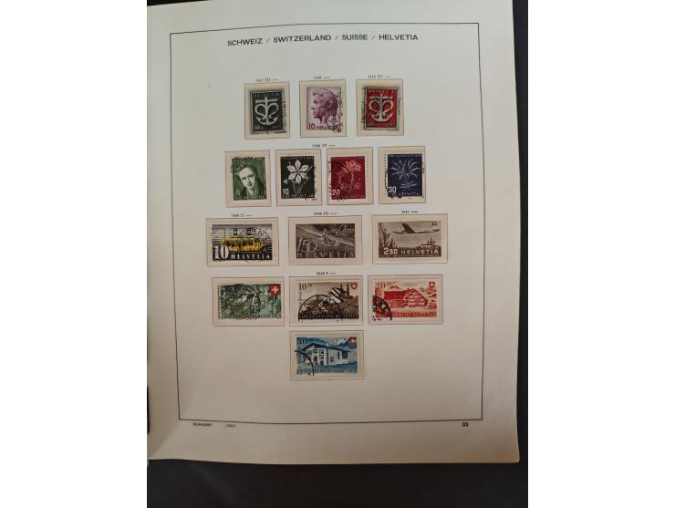 1854/1990, &nbsp;meist gestempelter Bestand in 4 Alben