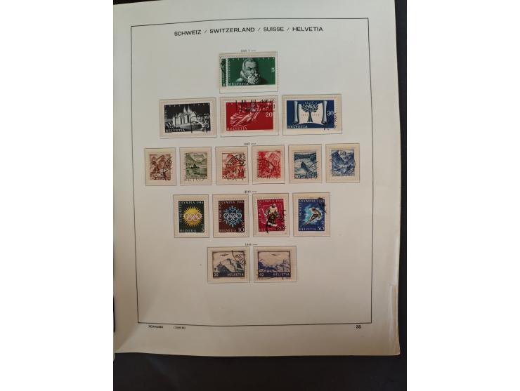 1854/1990, &nbsp;meist gestempelter Bestand in 4 Alben