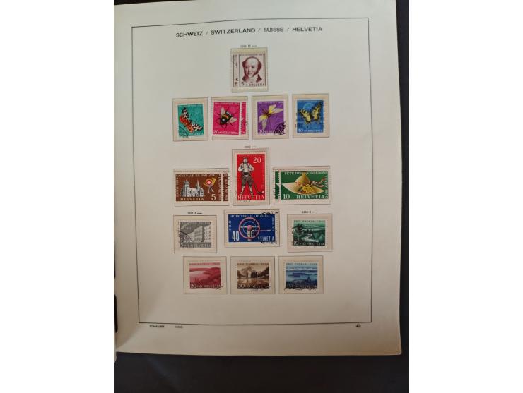 1854/1990, &nbsp;meist gestempelter Bestand in 4 Alben