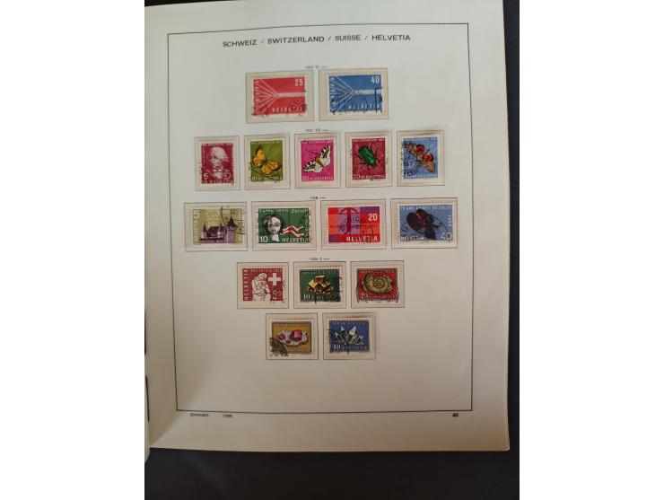 1854/1990, &nbsp;meist gestempelter Bestand in 4 Alben