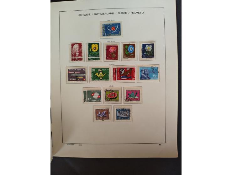 1854/1990, &nbsp;meist gestempelter Bestand in 4 Alben