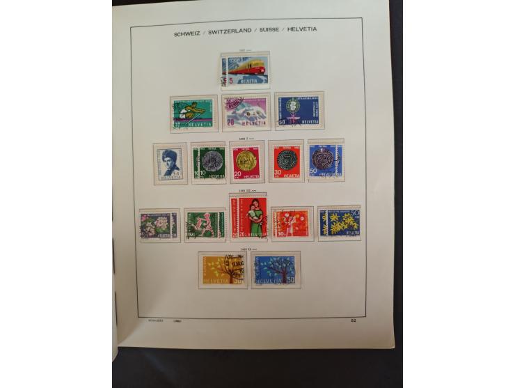 1854/1990, &nbsp;meist gestempelter Bestand in 4 Alben