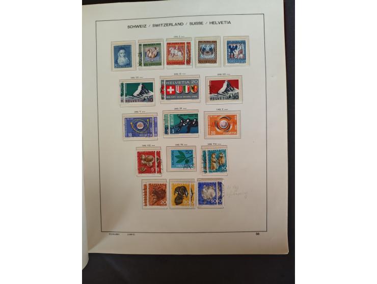 1854/1990, &nbsp;meist gestempelter Bestand in 4 Alben