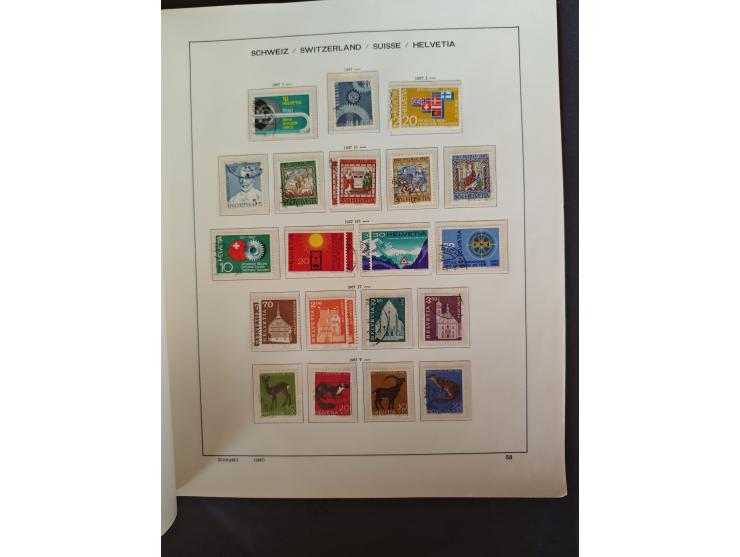 1854/1990, &nbsp;meist gestempelter Bestand in 4 Alben