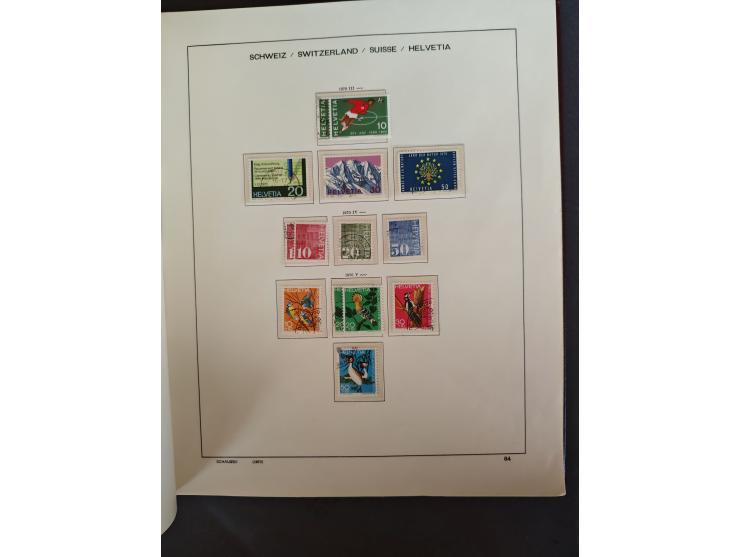 1854/1990, &nbsp;meist gestempelter Bestand in 4 Alben