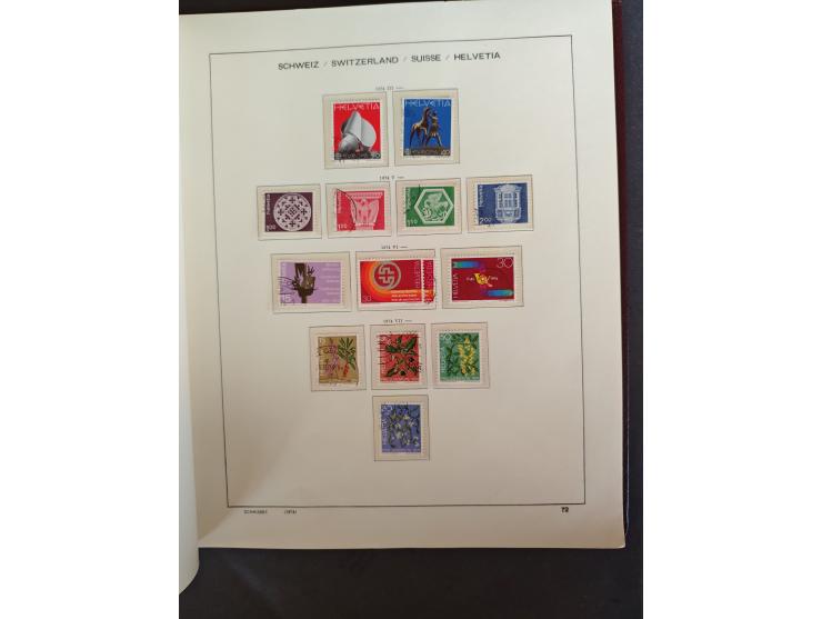 1854/1990, &nbsp;meist gestempelter Bestand in 4 Alben