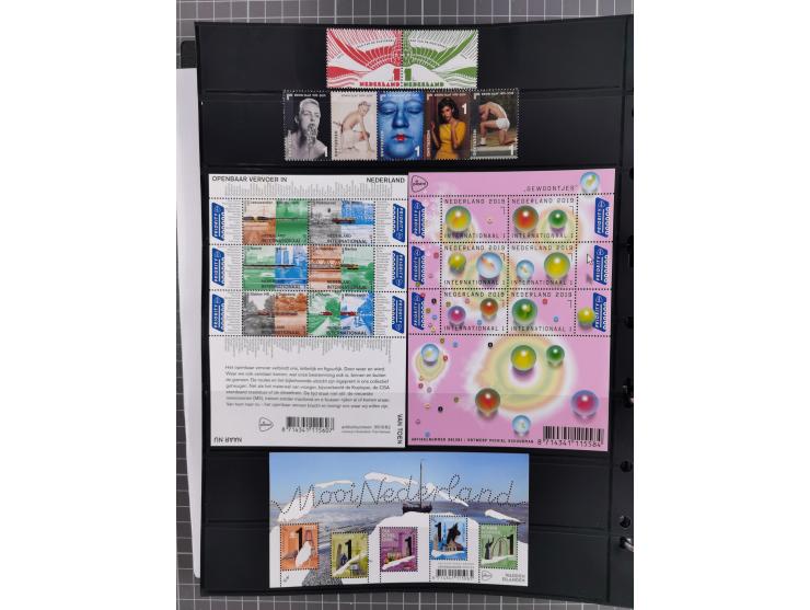 1960/2009, several collections including valid postage with face value ca. € 280, NL1 (ca. 885x), International (ca. 95), Chr