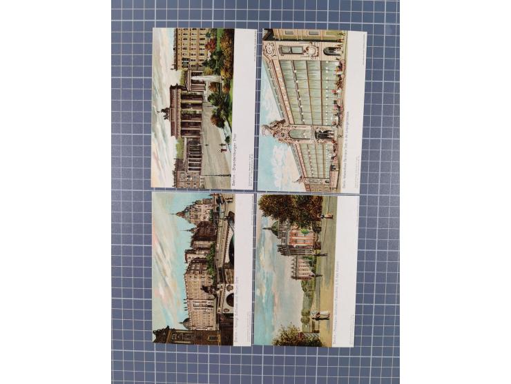 BERLIN, 40 ungebrauchte, taufrische Karten, fast ausnahmslos farbige Lithos um 1900, in dieser Erhaltung selten angeboten