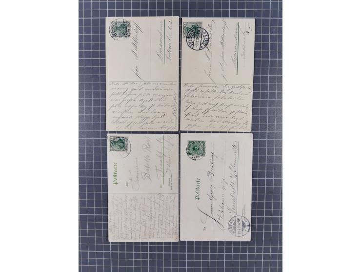 1900/20, 30 Ansichtskarten mit vielen Litho- und Gruss aus.. Karten, dabei Musterung, Garnison und Humor, Bayern, Pleissenbur