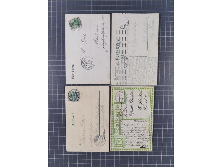 1900/20, 30 Ansichtskarten mit vielen Litho- und Gruss aus.. Karten, dabei Musterung, Garnison und Humor, Bayern, Pleissenbur