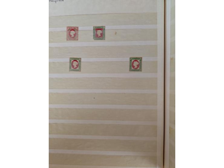 1860/1970, used and unused lot of mostly older material in 6 stockbooks