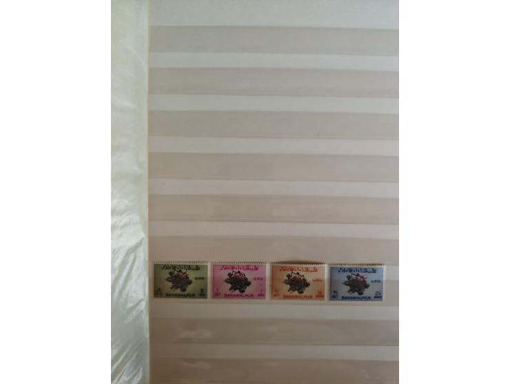 1860/1970, used and unused lot of mostly older material in 6 stockbooks