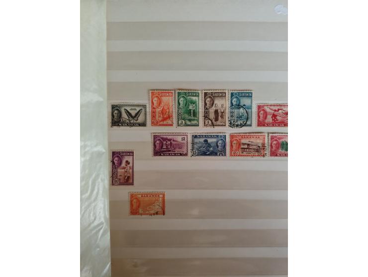 1860/1970, used and unused lot of mostly older material in 6 stockbooks