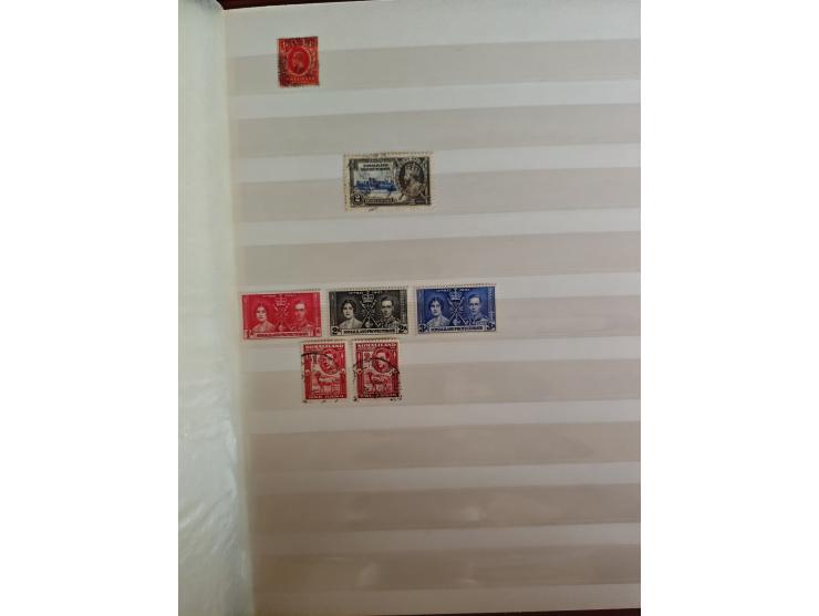 1860/1970, used and unused lot of mostly older material in 6 stockbooks