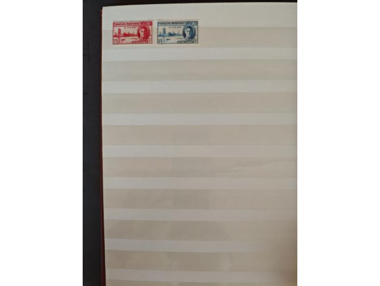 1860/1970, used and unused lot of mostly older material in 6 stockbooks