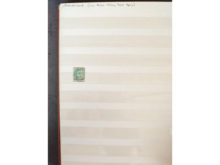 1860/1970, used and unused lot of mostly older material in 6 stockbooks