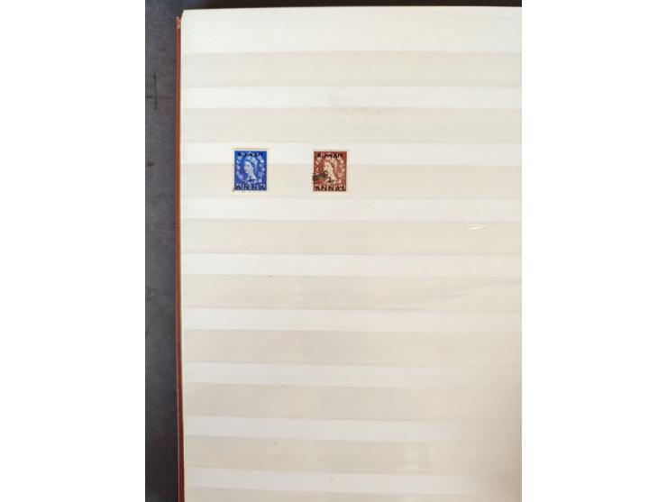 1860/1970, used and unused lot of mostly older material in 6 stockbooks