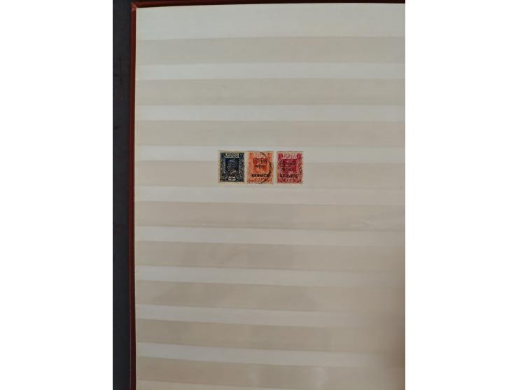 1860/1970, used and unused lot of mostly older material in 6 stockbooks