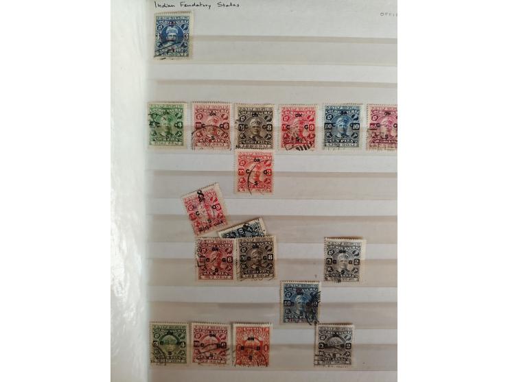 1860/1970, used and unused lot of mostly older material in 6 stockbooks